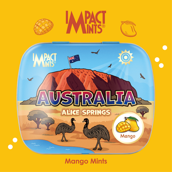 Australia Alice Springs Landmark Impact Mints Candy Tin