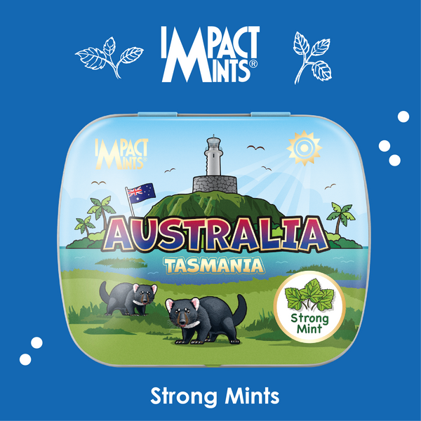 Australia Tasmania Landmark Impact Mints Candy Tin