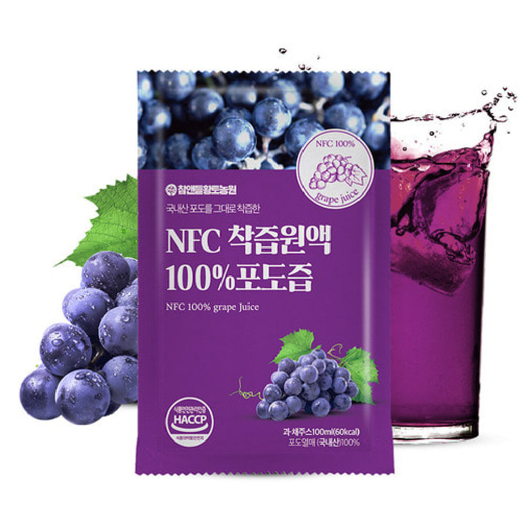 100% Grape Juice (100ml x 30 Pack)-MayDay Mall