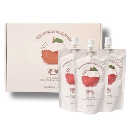 Mipdam Premium Apple Juice 120ml × 30 Pouches – Maydaymall