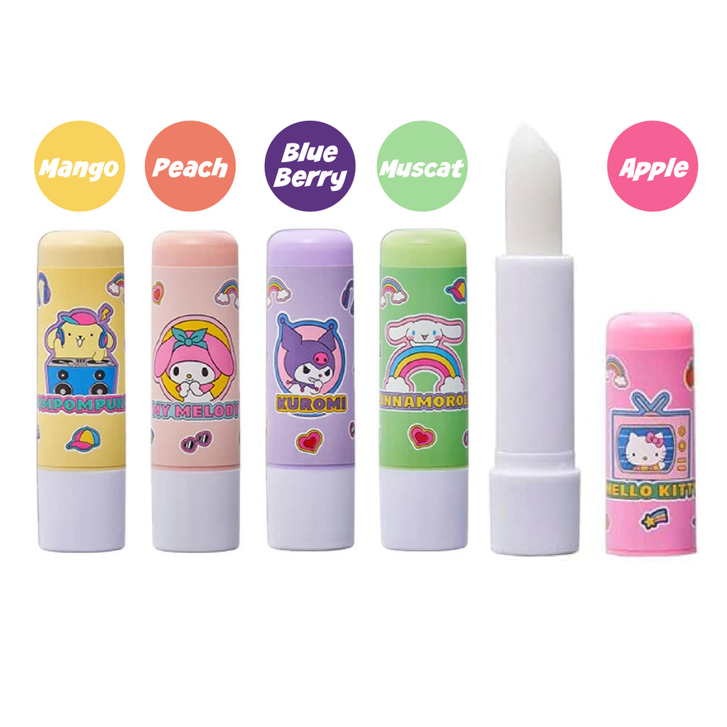 Moisturizing Sanrio Lip Balms in 5 Different Flavors