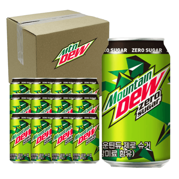 Mountain Dew Zero Sugar 355ml x12 cans