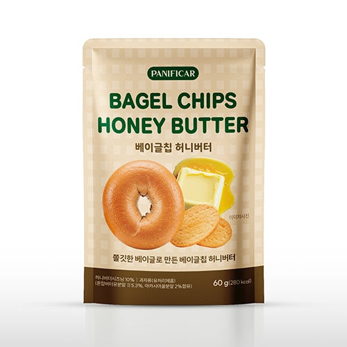 Oven baked bagel chips Korean crunchy snack