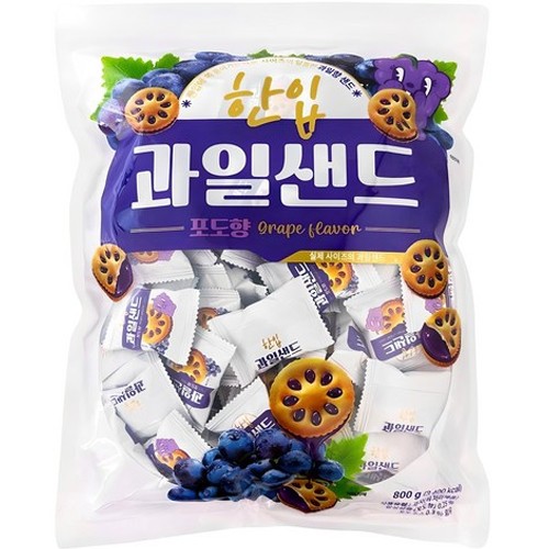 One Bite fruit sand Grape Flavour 800g - MayDay Mall