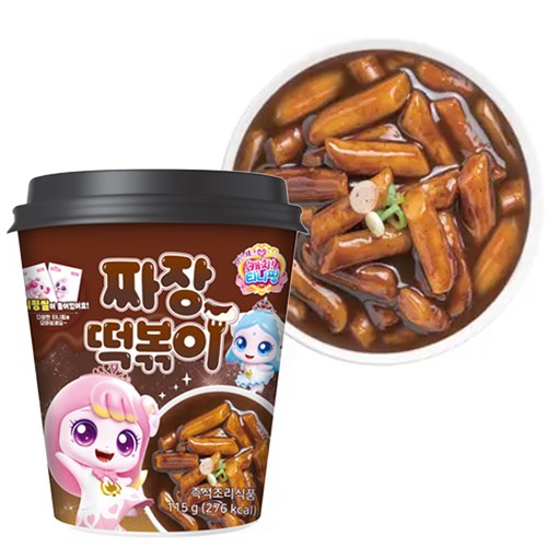 Instant Tteokbokki Cup: Jjajang Flavour 115g - MayDay Mall