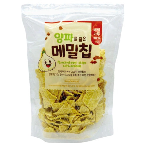 Buckwheat Chips with Onion – Korean Snack 160g - MayDay Mall