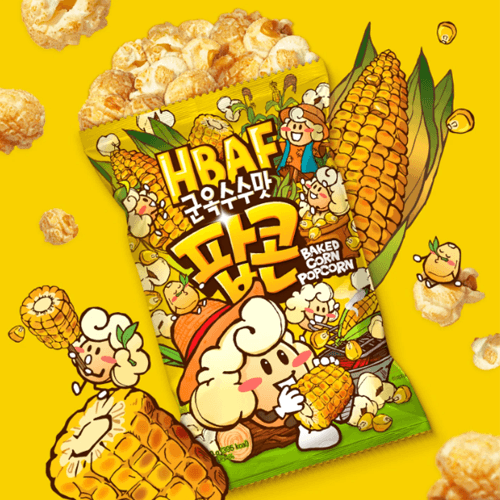 HBAF Baked Corn Popcorn - Maydaymall