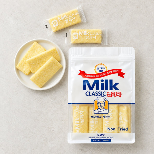 Milk Classic Rice Crackers Sweet Milk Flavour 240g - Mayday
