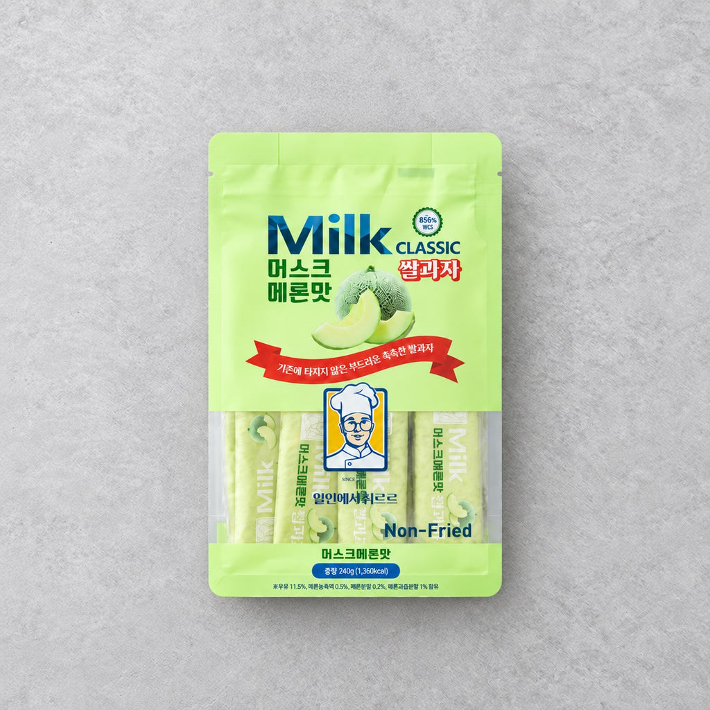 Milk Classic Rice Cookie Melon Flavour 240g x 16 Mayday Mall