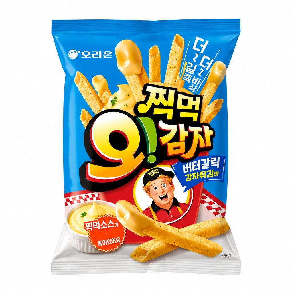 Orion Butter Garlic Fries Potato Sticks 115g Korean Crunchy