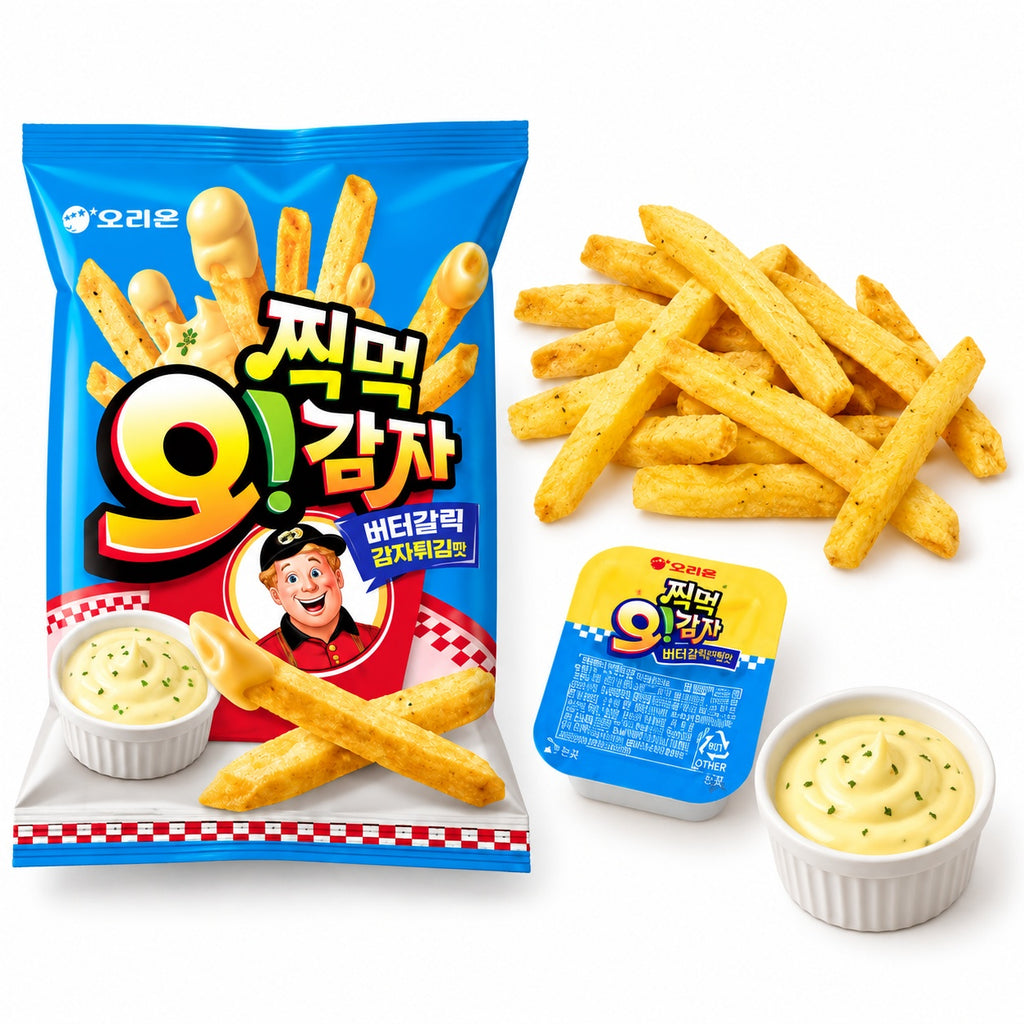Orion Butter Garlic Fries Potato Sticks 115g Korean Crunchy