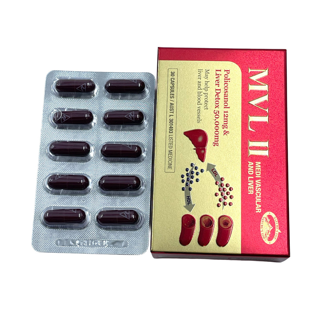 Nature's Top MVL II Liver Support Policosanol + Milk Thistle