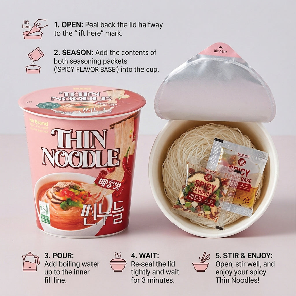 Thin Noodles Spicy Flavour 37.2g – MayDay Mall