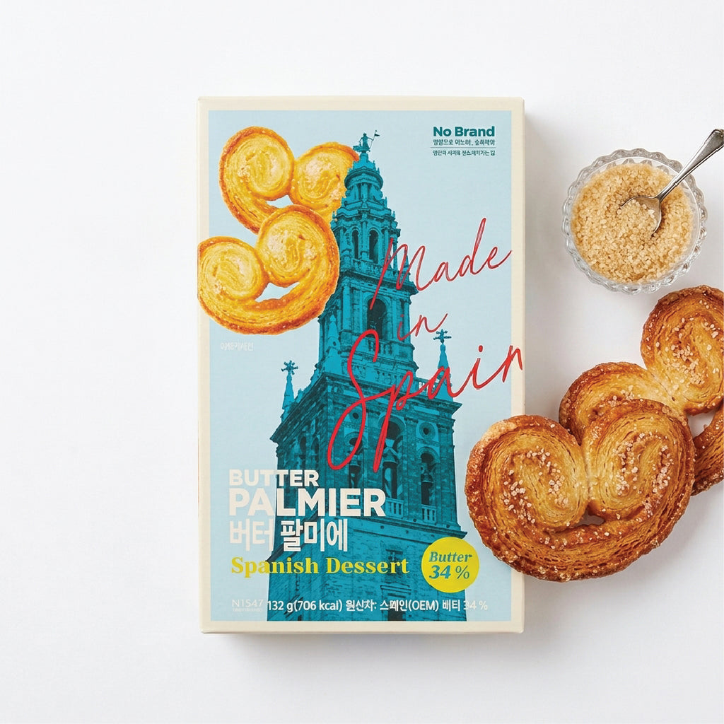 No Brand Butter Palmiers Cookies 132g - MayDay Mall