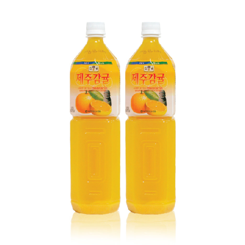 Korean Jeju tangerine citrus juice refreshing fruit drink