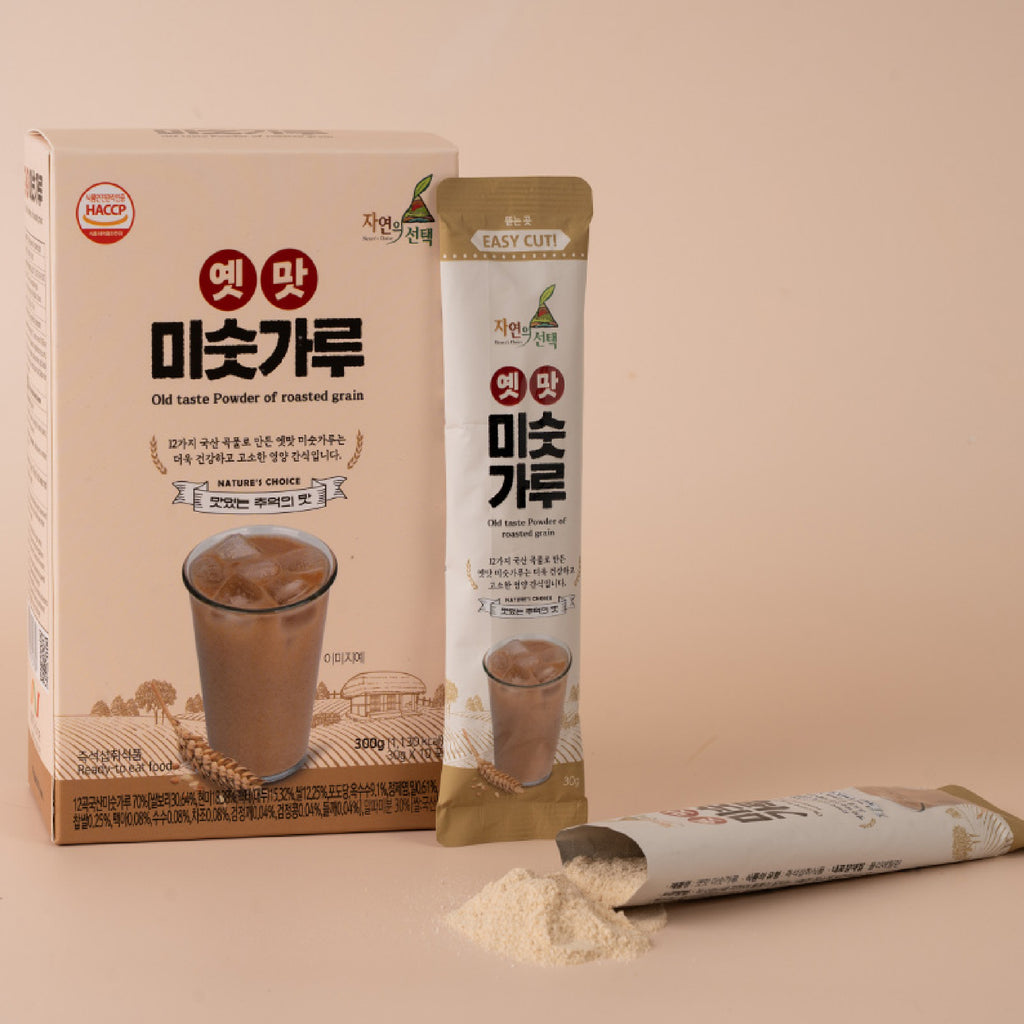 Instant multigrain drink mix Korean healthy beverage
