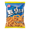 Twist style crunchy snack