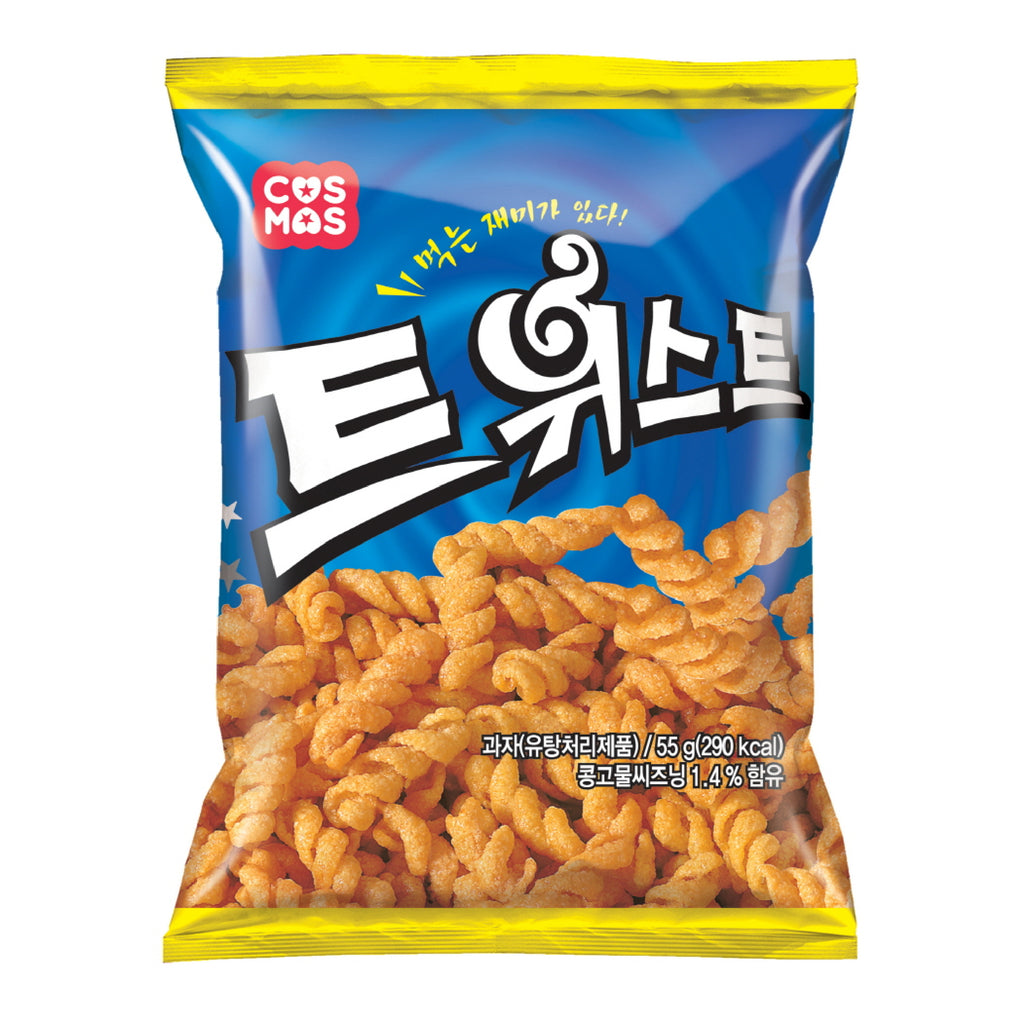 Twist style crunchy snack