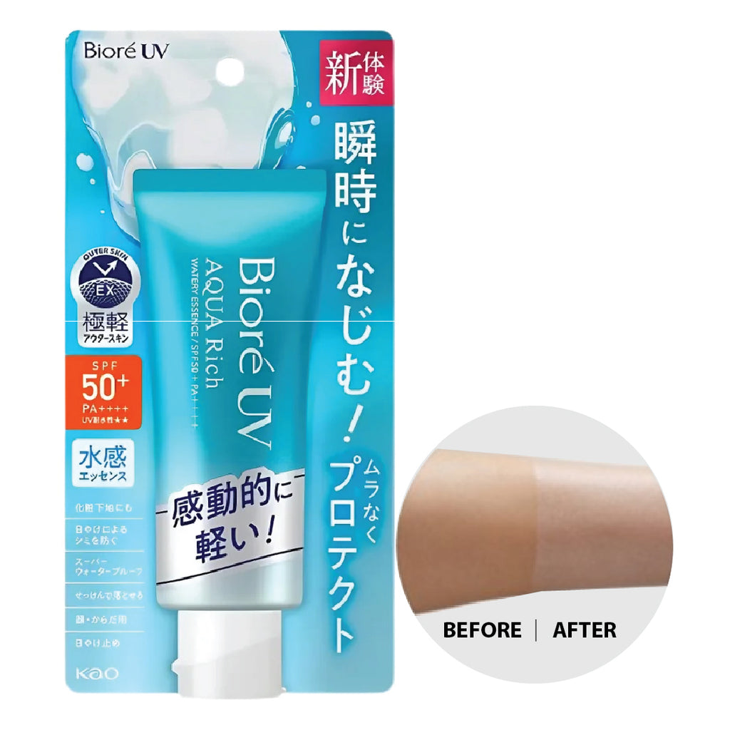 Hydrating Sun Protection: Biore UV Aqua Rich Essence SPF 50