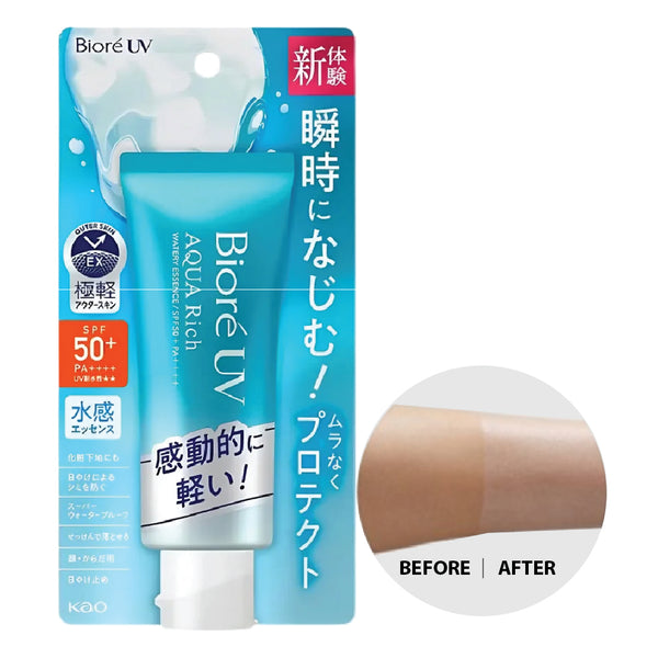 Hydrating Sun Protection: Biore UV Aqua Rich Essence SPF 50