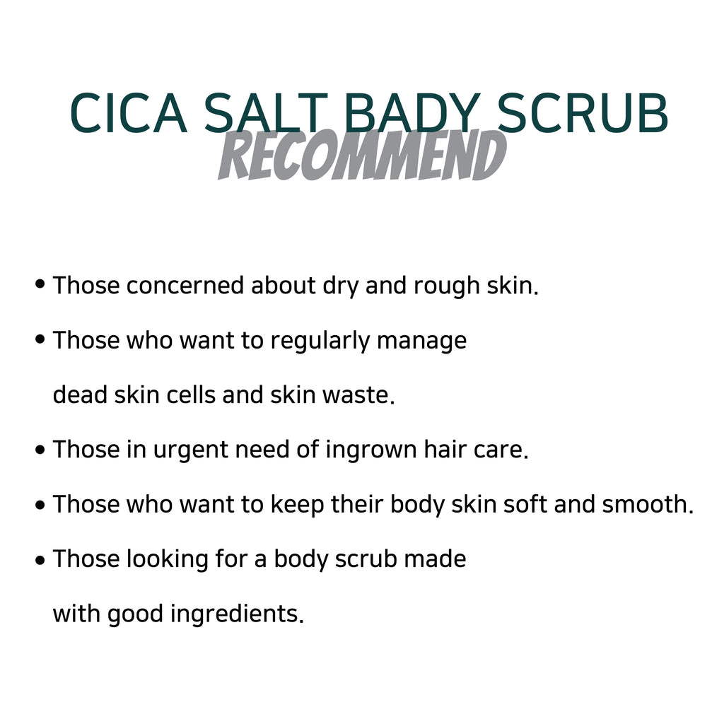 Cica Salt Body Scrub (250g)-MayDay Mall