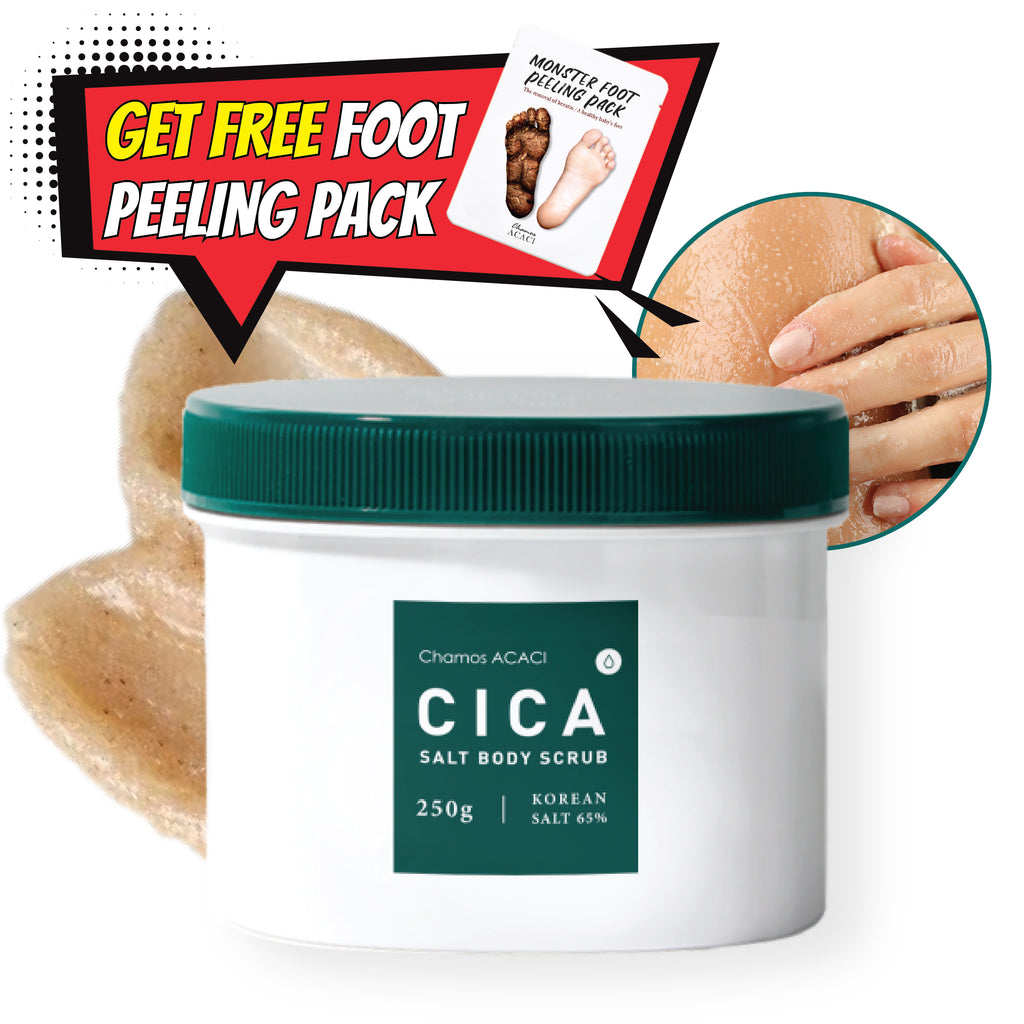 Cica Salt Body Scrub (250g)-MayDay Mall