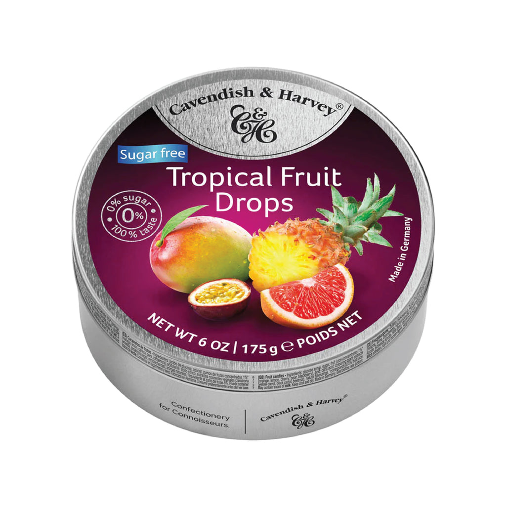 Cavendish & Harvey Sugar Free Tropical Fruit 175g-MayDayMall