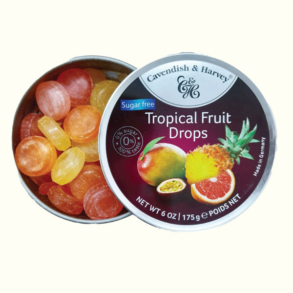 Cavendish & Harvey Sugar Free Tropical Fruit 175g-MayDayMall
