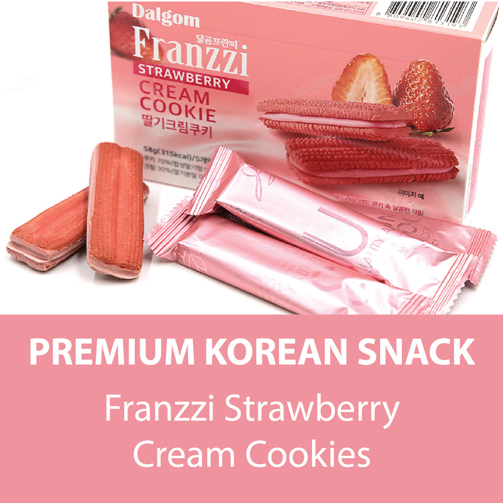 Franzzi Strawberry Cream Cookie (58g)-MayDay Mall