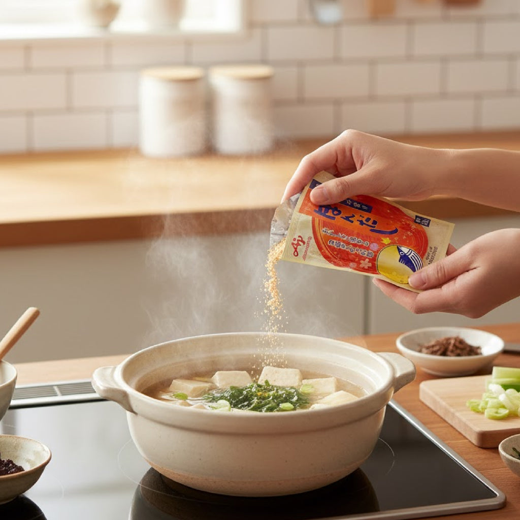 Japanese bonito dashi stock powder by Ajinomoto Hondashi