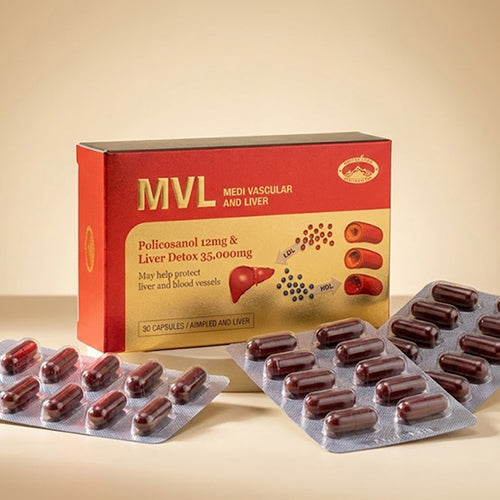 2 x Nature's Top Policosanol 12 mg + Milk Thistle 30Capsules