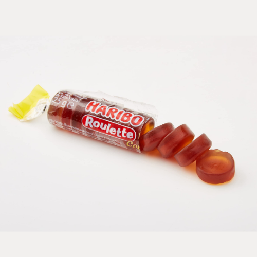 Haribo Mega Roulette Happy Cola – 40g x 40 Gummy Roll