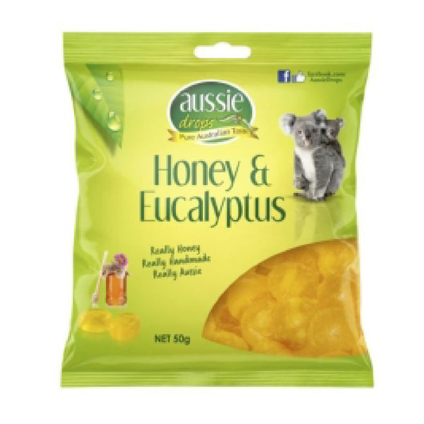 Aussie drops Honey & Eucalyptus 50g x 10-MayDay Mall