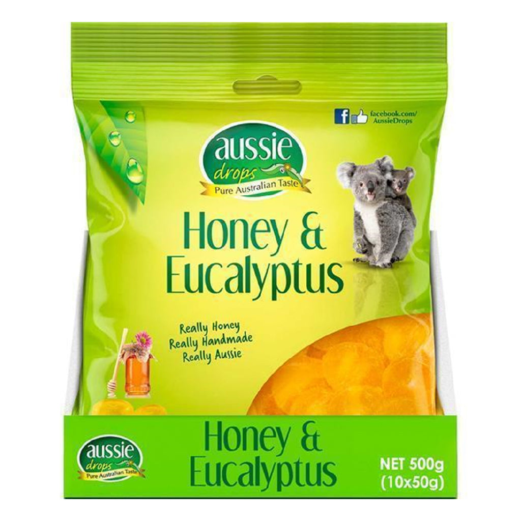 Aussie drops Honey & Eucalyptus 50g x 10-MayDay Mall