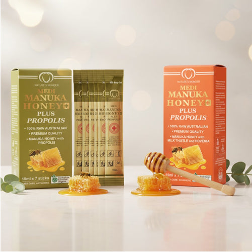 Nature's Wonder Medi Manuka Honey Plus 15ml x7 sticks