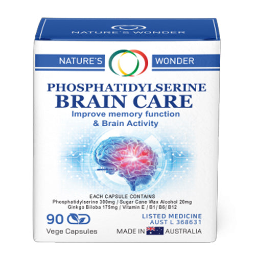 Phosphatidylserine brain care cognitive support supplement