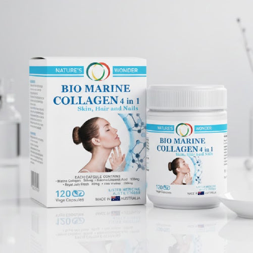 Nature’s Wonder Bio Marine Collagen 4 in 1 120 capsules