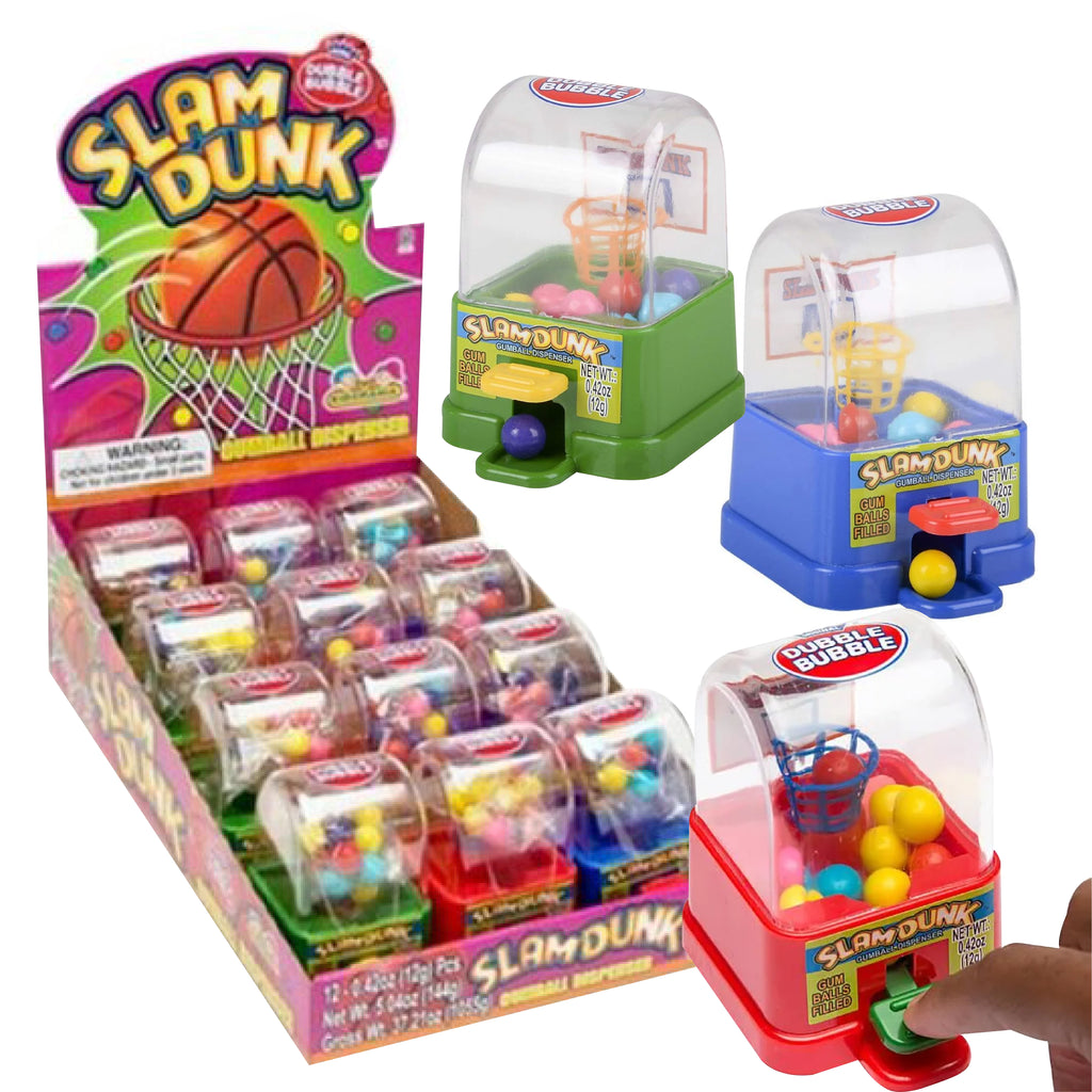 Fingertip Basketball Candy - Slam Dunk Bubble Gum 12g
