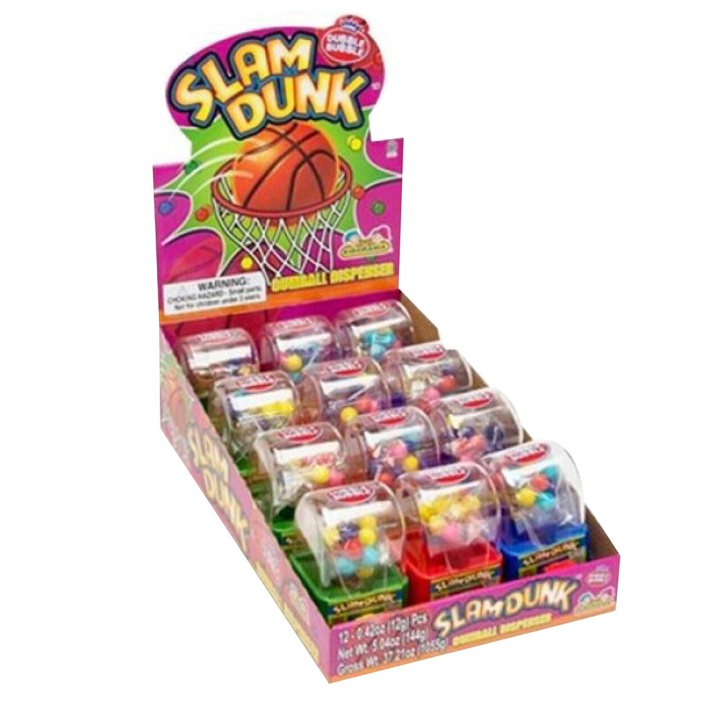 Fingertip Basketball Candy - Slam Dunk Bubble Gum 12g
