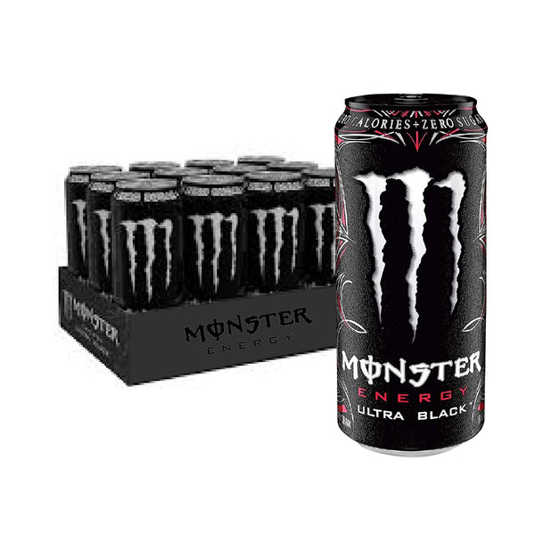 Monster Energy Ultra Black (500ml x 12 Pack)-MayDay Mall