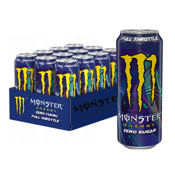 Monster Energy Full Throttle Zero Cukru (500ml x 12 Pack)