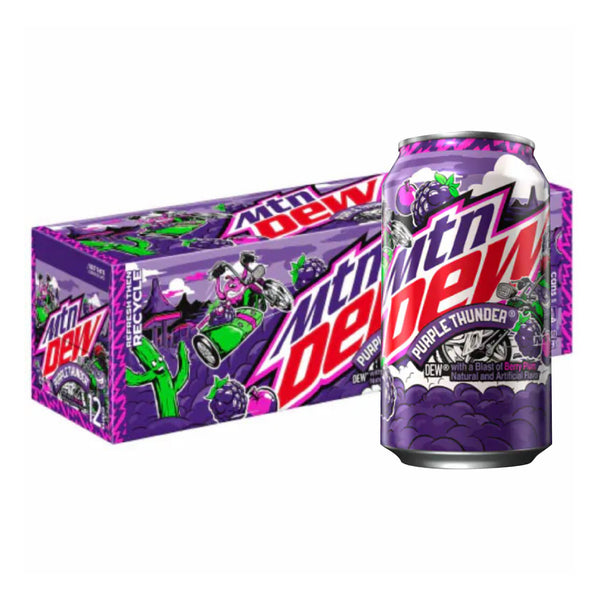 Mountain Dew Purple Thunder 355ml x 12 Pack | Buy Online