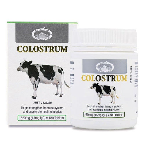 Nature’s Top colostrum supplement capsules