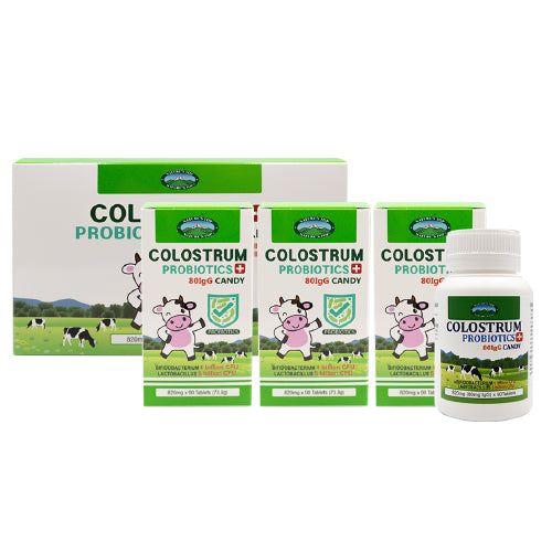 Colostrum probiotics dairy supplement value pack capsules