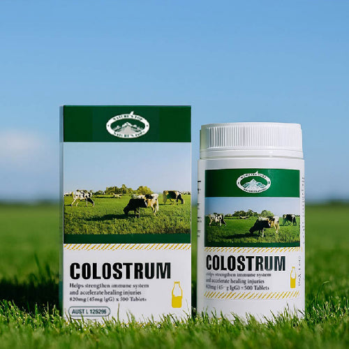 Nature’s Top Colostrum 820mg 500 capsules dairy supplement