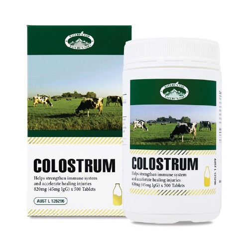 Dairy based colostrum nutritional supplement capsules