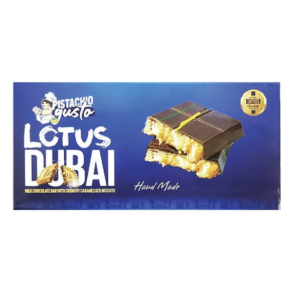 Dubai Chocolate (Milk Bar with Lotus Biscuit Cream)(100g)