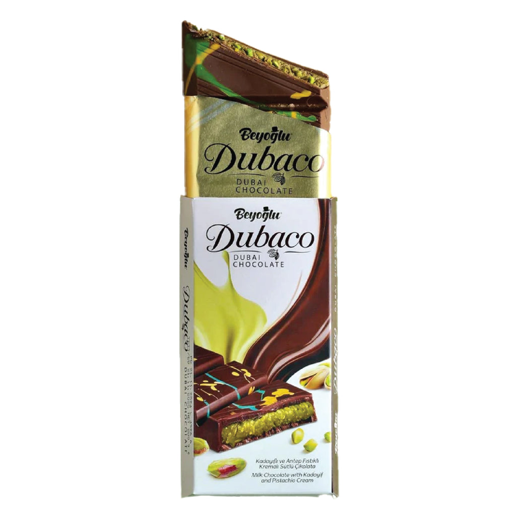 Dubaco DUBAI Milk Chocolate with Kadayif & Pistachio Cream