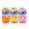 Zero sugar Fanta soda orange pineapple peach flavours
