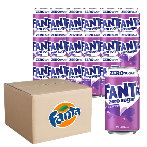 Fanta Grape Zero Sugar 355ml x 24 Cans – Maydaymall